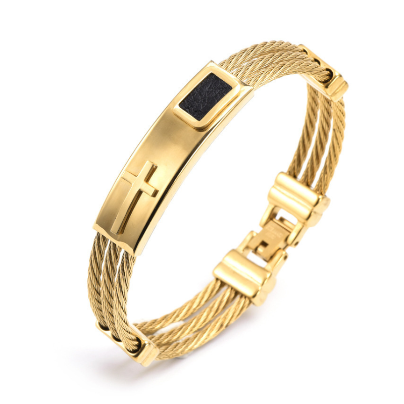 Guardian Stainless Steel Cable Bracelet