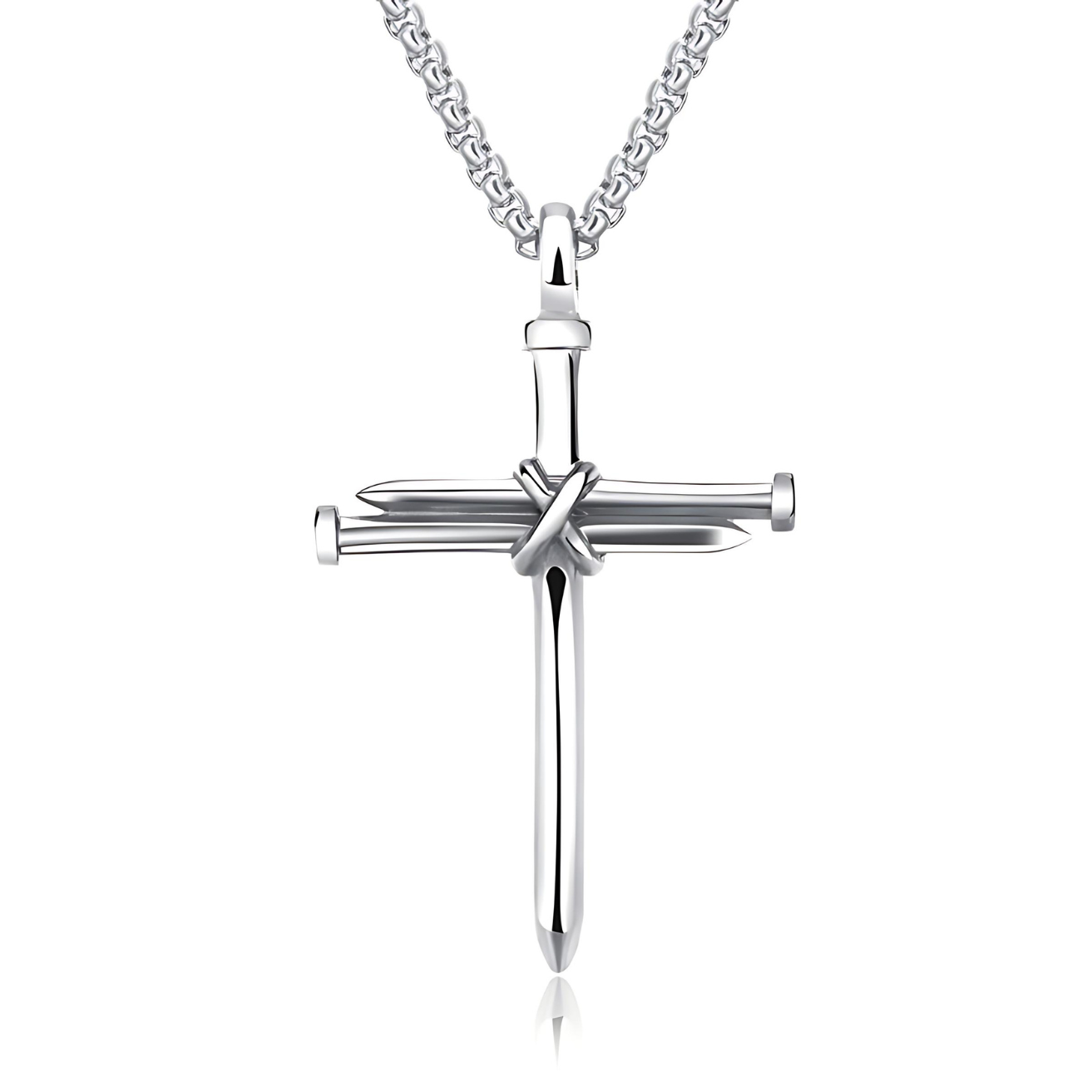 Crucifix Nail Necklace