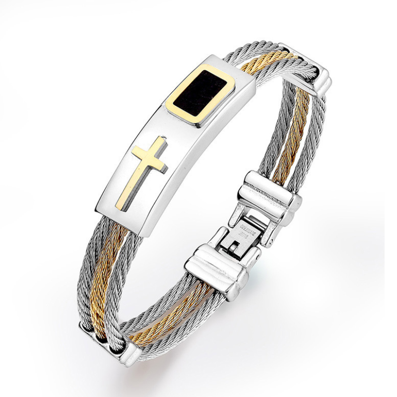 Guardian Stainless Steel Cable Bracelet