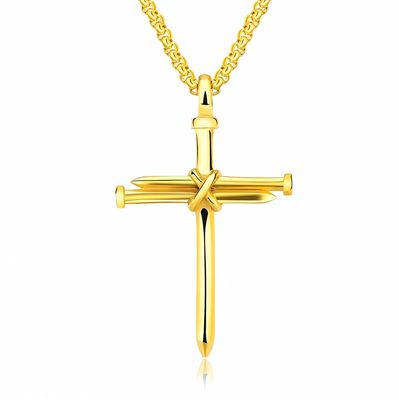 Crucifix Nail Necklace