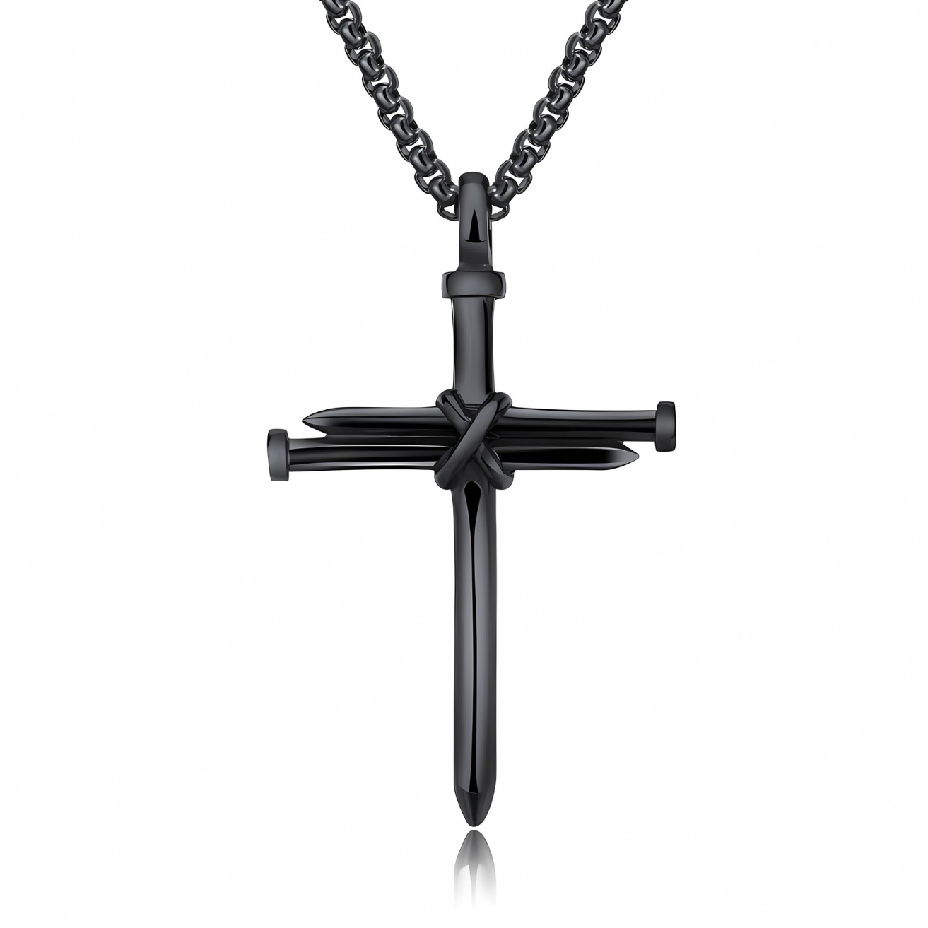 Crucifix Nail Necklace